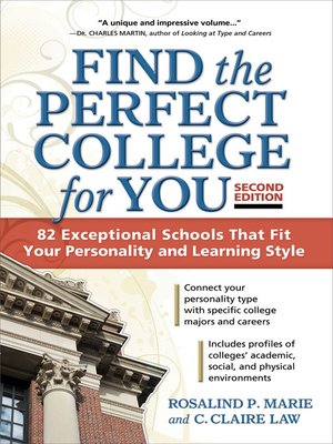 cover image of Find the Perfect College for You
